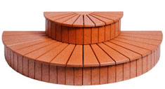 Double Spa Step - Sunburst - Semi-Circle - Hybrid
