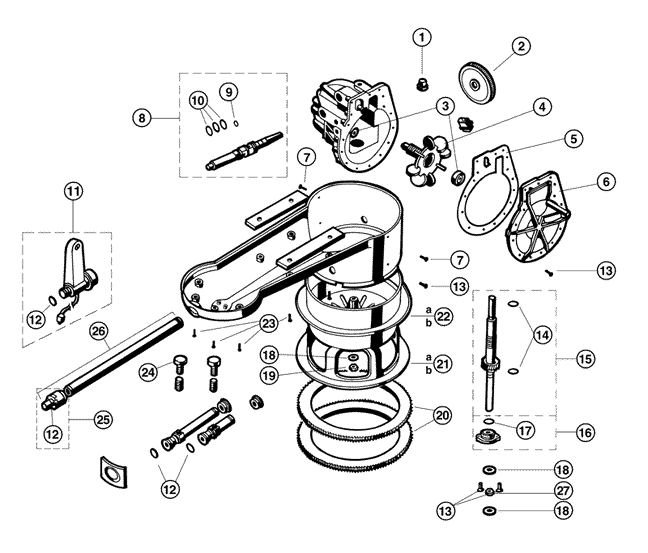 Hayward POOL SWEEP II - HEAD ASSEMBLY
