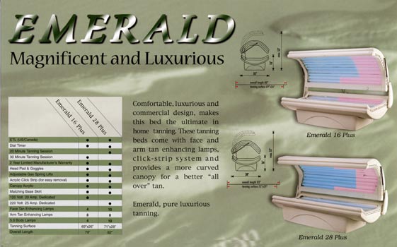 Emerald Tanning Bed