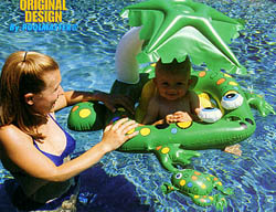 Frog Baby Seat Rider with Top