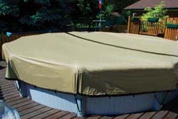 The ULTIMATE Winter Pool Cover Self-Draining Winter Pool Cover for Above Ground Pools