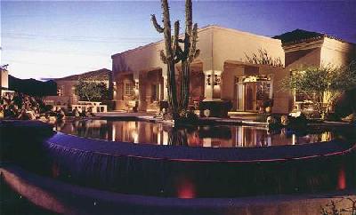 Cactus Pool at Night
