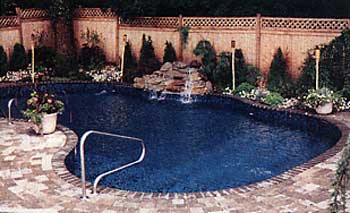 Cute Lil Waterfall Pool