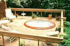 Round Deck Spa