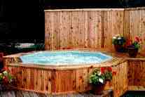 Outdoor Octagon Spa
