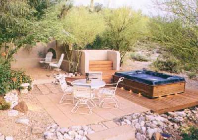 Desert Spa with Lights