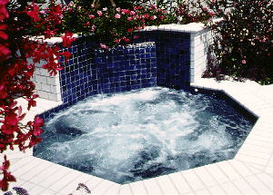 Octagon with Waterfall