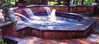 Octagon with Waterfalls