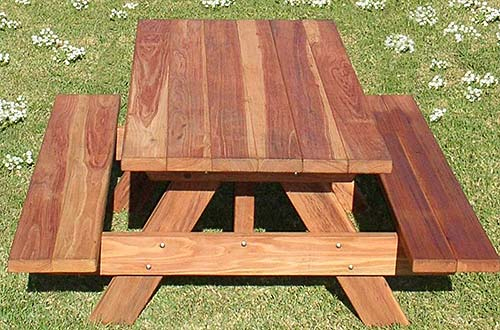 Woodworking redwood picnic table PDF Free Download