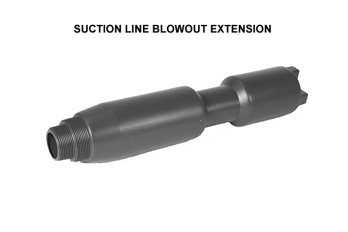 WINERIZING PLUGS - SUCTION LINE BLOWOUT EXTENSION