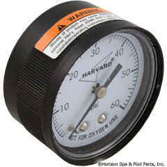 17-555-1018 - Pressure Gauge 1/4 Inch Mpt, 0-60psi, Back Mount - IPPG602-4B - UPC - 642026004077 - 17-555-1018