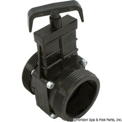 26-340-1027 - Slide Valve 2 Inch UN Thd x 2 Inch UN Thd Blk (Cal Spa) - 1246 - 26-340-1027