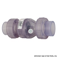 26-350-1140 - Spring Check, True Union 1.5 Inch SxS Clear - 1700C15 - UPC - 670686975154 - 26-350-1140