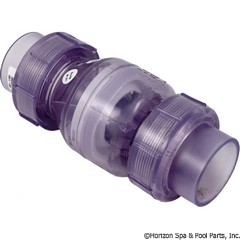 26-350-1150 - Spring Check, True Union 2 Inch SxS Clear - 1700C20 - 26-350-1150