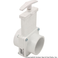 26-400-1300 - (6201)2 Inch Valve, SxS, PVC-White - 6201 - 26-400-1300