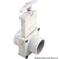 26-400-1320 - (6203)2 Inch Valve, Spg x Spg PVC-White - 6203 - 26-400-1320