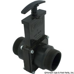 26-400-1503 - (7204)2 Inch Valve, Mipt x Mipt, ABS Black - 7204 - 26-400-1503