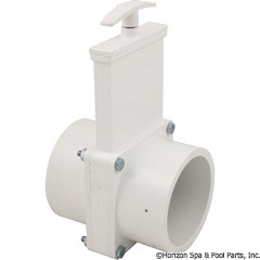 26-400-1600 - (6301)3 Inch Valve, SxS, PVC-White - 6301 - 26-400-1600