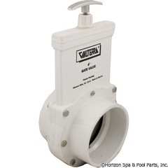 26-400-2900 - (6401)4 Inch Valve, SxS, PVC-White, SS Padles - 6401 - 26-400-2900 - N