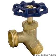 26-555-1005 - Hose Bib Brass 1/2 Inch mpt - HHB50 - 26-555-1005