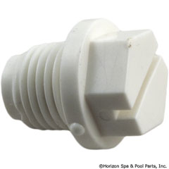27-253-1074 - 1/4 Inch plug (abs) White, 1-1/2 Inch & 2 Inch Valves - E-15-S1 - 27-253-1074