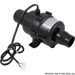 34-122-1010 - Blower, CG Air Millenium O, 115v, 9.5A, Heater, 3' AMP, w/Muffler - MO300750120/60A - 34-122-1010