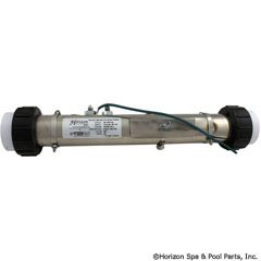 46-555-2210 - HS Univ Flo-Thru 2 Inch x15 Inch Htr Assy, 5.5kW w/2 Inch s Unions - 48-1555-HS - 46-555-2210