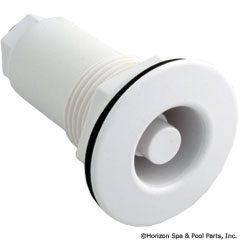 47-439-1001 - Thru-Wall Drywell Fitting, White - 990451-000 - 47-439-1001
