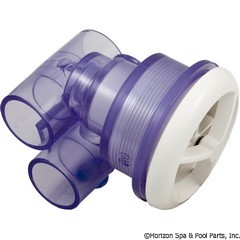 54-470-1130 - Micro`ssage Jet Assy For Spas 1 Inch Ax1 Inch W - 16-5200WHT - 54-470-1130