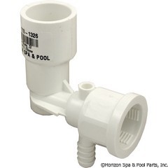 55-110-1326 - Euro Jet Body, 3/8 Inch Bx3/4 Inch S, Elbow - 46927300 - UPC - 788379619466 - 55-110-1326