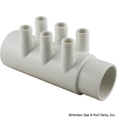 55-174-2300 - Manifold 2 Inch s x 2 Inch spg x (6) 3/4 Inch barbs - WM2XSP-6 - 55-174-2300 - N