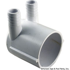 55-270-1555 - Manifold 2 Inch s x Dead End,(2)3/4 Inch Rib Barb - 672-7160 - UPC - 806105121271 - 55-270-1555