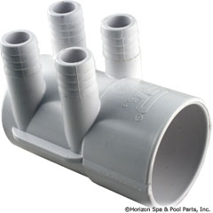 55-270-1557 - Manifold 2 Inch s x Dead End,(4)3/4 Inch Rib Barb - 672-7170 - UPC - 806105121288 - 55-270-1557