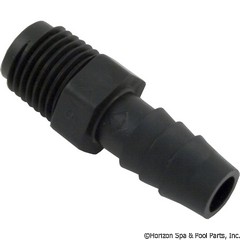 55-270-2076 - Barb Adapter, 1/4 Inch mpt x 3/8 Inch barb - RF850 - UPC - 806105119919 - 55-270-2076