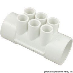 55-270-2166 - Manifold, 2 Inch S X 2 Inch S (6) 1/2 Inch S Ports - 672-4110 - UPC - 806105119667 - 55-270-2166