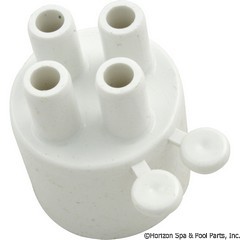 55-270-2204 - Manifold, 1 Inch S X (4) 3/8 Inch Barbs (2) Plugs - 672-4040 - UPC - 806105119599 - 55-270-2204