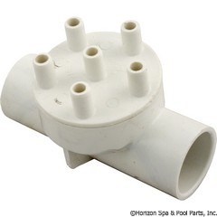 55-270-2205 - Manifold, 1 Inch S X 1 Inch S (6) 3/8 Inch Barbs - 672-5060 - UPC - 806105120762 - 55-270-2205