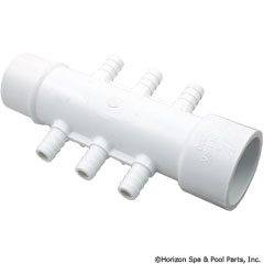 55-270-2208 - Manifold, 1 Inch S X 1 Inch Spg X (6) 3/8 Inch Barbs - 672-3900 - UPC - 806105119544 - 55-270-2208