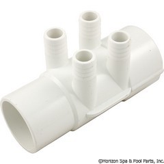 55-270-2285 - Manifold 2 Inch s x 2 Inch spg x (4) 3/4 Inch barbs - 672-7140 - UPC - 806105121257 - 55-270-2285