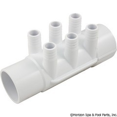 55-270-2290 - Manifold 2 Inch s x 2 Inch spg x (6) 3/4 Inch barbs - 672-7150 - UPC - 806105121264 - 55-270-2290