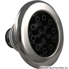 55-605-1418 - Jet Internal,Massage,7 Inch Jumbo,5 Scallop,SS/Graphite Gray - 23570-142-000 - 55-605-1418