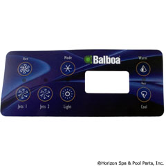 58-138-1260 - Overlay,7 Button Serial Standard w/Aux (54170) - 11159 - 58-138-1260