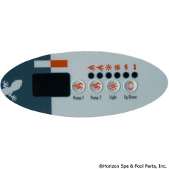 58-337-1902 - Label,TSC-9-GE2(P1,P2,Light,Up/Down) - 9916-100186 - 58-337-1902