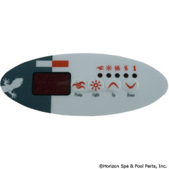 58-337-1912 - Label,TSC-9-GE1(P1,Light,Up,Down) - 9916-100131 - 58-337-1912