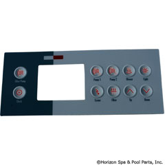 58-337-1914 - Label,TSC-4(10-key)Filt Pmp,Clock,P1,P2,Bl,Lt,Eco,Filt,Up/Dn - 9916-100761 - 58-337-1914