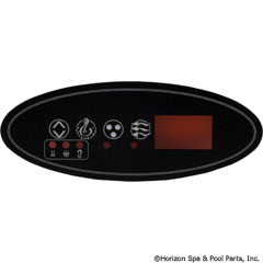 58-355-4002 - ECO-2 Label, Sm Oval, (P1,Aux,L,1 heat) - 80-0202 - 58-355-4002