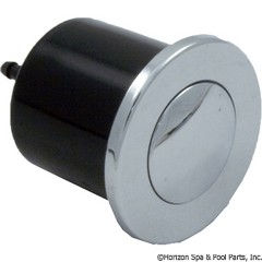 59-345-1020 - Air Button, Microbore, Chrome - 6434-CCAO - 59-345-1020