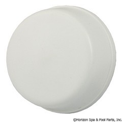 59-345-1505 - Mushroom Button, Flat Mount, White (no tubing) - 6439-CZZZ - 59-345-1505