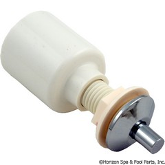 59-369-1110 - Button, Sm Bezel Short Stem, Chrome - B513CS - 59-369-1110