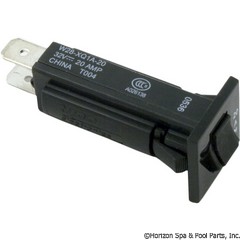 60-241-2015 - Breaker, P&B, 20amp, 120v, Red Face - W28XQ1A-20 - 60-241-2015